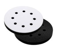 Vanyibro 2PCS Soft Sponge Interface Pad for Eccentric Sanders,Soft Density Interface Pad,125mm 8 Holes Hook & Loop Soft Pad