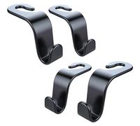 Vanyibro 4pcs Car Seat Back Hook Headrest Seat Backrest Small Hook Hidden Hook Storage Car Hook Multifunctional Rear Seat