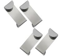 Vanyibro 4PCS Stainless Steel Over Door Hooks,Multipurpose Hangers for Bathroom, Kitchen, Bedroom, and Office