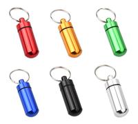 Vanyibro 6Pcs Vacuum Seal Metal Herb Storage Jars,UV-Resistant, Airtight, and Odorless Containers