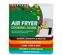 Vanyibro Air Fryer Cookbook Magnetic Cheat Sheet Set,Air Fryer Cooking Times Guide Booklet,Your Ultimate Guide to Perfectly Cooked Meals