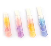 Vanyibro Cute Star-Shaped Erasers, 4 Pcs for Kids, Retractable Cartoon Pencil Eraser, Push-Pull Rubber Eraser
