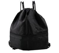 Vanyibro Drawstring Gym Bag,Durable Waterproof Sport Sack for School, Sports, and Travel (Black)