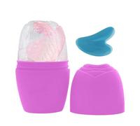 Vanyibro Face Ice Roller & Gua Sha Stone Set for Face/Eye/Neck to Brighten Tighten Skin Enhance Your Natural Glow De-Puff The Eye Area Birthday Gifts for Women Skincare Massager (Purple)