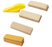 Vanyibro Micro Sander Kit with 50Pcs Sand Paper,Detail Sandpaper for Crafts, Wood, Furniture Finishing, Metal Polishing,Wet Dry Sandpaper Sheets, Finger Sander Set
