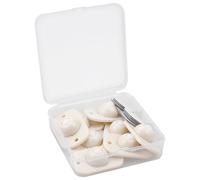 Vanyibro Mini Self-Adhesive Ball Castor Set,Cute, Sturdy, Silent, and Smooth ABS Plastic Swivel Wheels for DIY Furniture(8PCS)