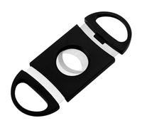Vanyibro Stainless Steel Plastic Double Edged Cigar Scissors Portable Metal Cigar Scissors Cigar Tools Double Guillotine Cutting Blade Suitable for Most Sizes