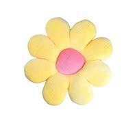 Vanyibro Sunflower Floor Pillow Cute Seat Cushion Seating Pad Chair Cushion Soft Petal Cushion Tatami Cushion for Home/Car/Sofa/Bedroom/Kids Reading/Watching TV 15.7 Inch (Yellow)
