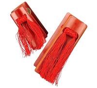 VANZACK 1 Pair Chinese Kuaiban Clapper Bamboo Castanets Traditional Music Instruments for Boys and Girls Adults Hand Clapper Smooth Surface