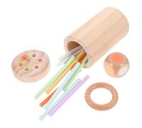 VANZACK 1 Set Adorable Wooden Balancing Sticks Montessori for Year Enhances Fine Motor Social Skills Fun Balance Game for