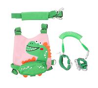 VANZACK 1 Set Dinosaur Lost Safety Harness for Breathable Walking Leash with Clips for Parks Malls Subways and Crowded Places