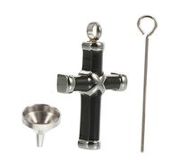 VANZACK 1 Set Pet Ash Necklace Kit Pendant with Funnel Needle Memorial Jewelry for Pets Mini Detachable Casket for Ashes Unique Keepsake to Honor Your Furry Friend