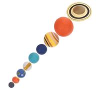 VANZACK 1 Set Solar System Model for Educational Planets Figures for Early Learning for Astronomy Enthusiasts and Classroom Supplies Made From Safe Material