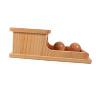 VANZACK 1 Set Wooden Box for Educational Ball Throwing Game for Fine Motor Skills Development and Social Interaction for Boy Girl and Safe Non Toxic Pine Wood