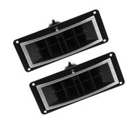 VANZACK 10-inch Black Horn Audio Tweeter Led Light 2pcs Stage Speaker Accessories 198x82mm for Professional Stage Supplies