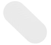 VANZACK 100 Sheets Round DIY Badge Making Papers Portable Multi-use Hand Painting Blank Circles for Sports Teams Schools Charities Crafting