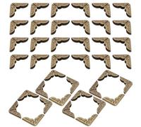 VANZACK 100pcs Corner Covers Book Notebook Corner Covers Vintage Iron Triangle High Strength Break Resistance for Scrapbooking