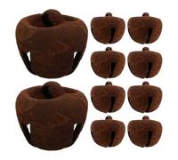 VANZACK 100pcs Vintage Rusty Iron Christmas Bells Tiny Jingle Bells for Crafts DIY Holiday Tree Decorations Multipurpose Metal Pendants for Festive Home and Wedding Accents
