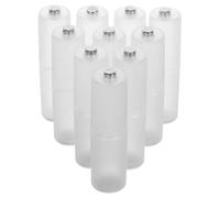 VANZACK 10pcs Aaa to Aa Battery Converter Tubes PP Material Battery Adapter Holders Secure Fit for Electronic Devices Cost-saving Power