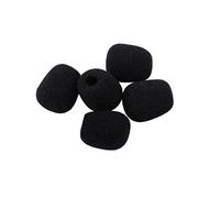 VANZACK 10pcs Black Lavalier Microphone Windscreen Covers Small Mic Windshield Protectors for Improved Sound Quality Compatible with Various Brands Great for Gamers and Telecommunication