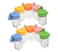 VANZACK 10pcs Insect Specimen Kit Transparent Bug Container with Hanging Loop for Nature Exploration Science Tool Safe Outdoor Collection and Display
