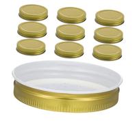 VANZACK 10pcs Metal Beehive Drink Feeder Lids Durable Water Syrup Dispenser for Year Beekeeping Easy Tool Installation All Weather Hydration Equipment for Honeybee Feeders