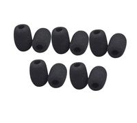 VANZACK 10pcs Mini Microphone Covers Lapel Headset Mic Windscreens Noise Reduction Shield Protection for Speech Teaching Conferences Compatible with Various Headset Mics