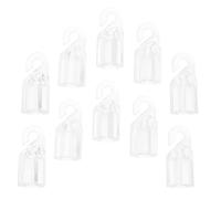 VANZACK 10pcs Pom Plastic Vertical Blind Wand Tip Hooks Lightweight Replacement Rod Hooks Fit for Plastic and Venetian Blinds Curtain Accessories