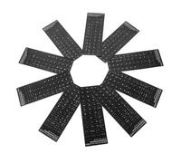VANZACK 10pcs Portuguese Keyboard Stickers Frosted Black Background White Letters Protective Cover for Laptop Notebook Computer Accessories