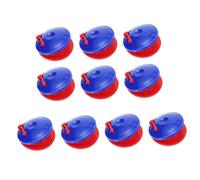 VANZACK 10pcs Round Dance Soundboard Orff Percussion Toy Early Education Musical Instruments for Boys and Girls Tambourine