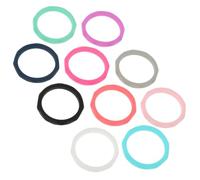 VANZACK 10pcs Silicone Rings for Men Comfortable Breathable Sports Wedding Rings Ergonomic Design Smooth Skin Safe Versatile for Daily Wear Parties Outdoor Activities