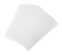 VANZACK 10pcs White Pvc Sheet with Frosted Finish, Versatile DIY Plastic Film for Crafts and Frame Inserts, Unique Texture Thin Rigid Board for Creative Projects and Document Protection