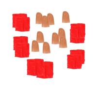 VANZACK 10Sets Disappearing Silk Scarves Fake Thumb Tips Tricks Props for Performers Finger Tips for Stage Shows and Pranks for and Entertainers