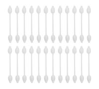 VANZACK 112pcs Ear Swabs Cotton Buds with Gourd Shaped Rounded Tips, Comfortable and Gentle Cotton Sticks for Ear and Nose Cleaning, for Newborns and Makeup Use