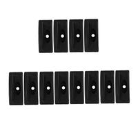 VANZACK 12 pcs Dumbbell Rack Stand Dumbbell Storage Holder Black with Center Prevents Rolling Protects Floor for Home Gym