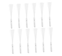 VANZACK 12 Pcs LED Fiber Optic Glow Sticks Party Prop White Plastic for Birthday Christmas Halloween Concerts