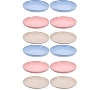VANZACK 12pcs Cat Bowls Cat Feeding Dishes for Wet and Dry Food Ergonomic Design Non- Base