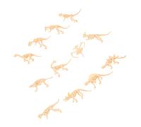 VANZACK 12pcs Dinosaur Skeleton Models Mini Dinosaur Figurines Educational for Boys and Birthday Gifts Table Decoration and Teaching Props