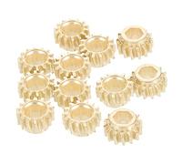 VANZACK 12pcs Golden Metal Guitar Head Pegs with Hexagonal Hole, Ratio 1:14, Electric and Classical Guitar Tuning Pegs, Sturdy and Slip-resistant Accessories for Accurate String Tuning