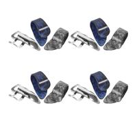 VANZACK 12pcs Metal Guitar Plectrums Set Stainless Steel Finger Picks for Acoustic Banjo Ukulele Musicians Includes Resin Thumb Picks