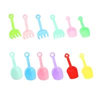 VANZACK 12Pcs Sand Digging Beach Set Mixed Styles for Safe and Sand Tools for Creative Fun with Parents Random Color