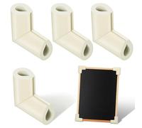 VANZACK 12pcs White Foam Corner Protector for Furniture and Photo Frames, U-shaped Design for Protecting and Preventing Collisions during Moving, Simple Stylish Edge Guard for Home