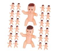 VANZACK 150pcs Mini Plastic Figurines Lightweight Portable King Cake Shower Table Decorations Cake Toppers Party Favors Souvenirs for Shower Prizes