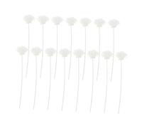 VANZACK 15pcs Artificial Chrysanthemum Flower Diffuser Sticks PE Foam Faux Floral Arrangement Reeds for Living Bedroom Office Fragrance Distribution and Home Decor