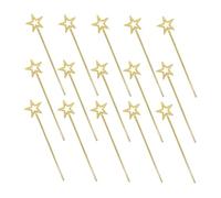 VANZACK 15pcs Fairy Star Wands Hollow Electroplated Sticks for S Day Costume Parties Halloween Christmas Cosplay with Comfortable Grip and Reusable Design
