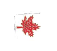 VANZACK 15PCS Maple Leaf Lapel Pins for Bags Alloy Autumn Brooches with Drip Oil Finish Canada Day Accessories Thanksgiving Souvenirs Unisex Seasonal Jewelry