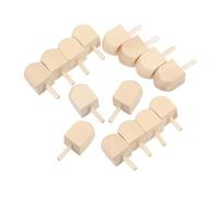 VANZACK 15pcs Unpainted Wood Dreidels for Hanukkah Decorations, Wood Craft Kit to Improve Finger Dexterity and Enhance Focus, Unique Design Wooden Spinning Tops for Boys and Girls