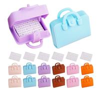VANZACK 15sets Mini Suitcase Candy Boxes Fake Briefcases for Dollhouse Model Toy Briefcase for Boys and Girls Party Supplies and Mini Decor
