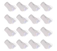 VANZACK 16pcs Aquarium Suction Cup Seaweed Feeder Clip, Abs Pvc Fish Tank Seaweed Clip, White, for Goldfish and Aquarium Pets, Elderly