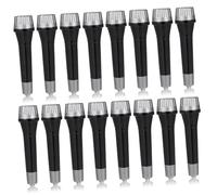VANZACK 16pcs Play Microphone Plastic Stage Props for Boys Party Favors Pretend Singing Fun with Comfortable Grip and Sturdy Construction